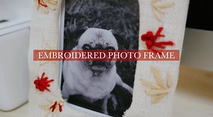 5.6K views | Watch the video below to see how easy it is to make your own embroidered frame! You might want to make two—they're so cute! #CraftywithCanon See the full post here: https://abeautifulmess.com/2018/02/diy-embroidered-photo-frame.html | A Beautiful Mess | Facebook