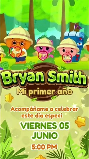 Video Invitación Plim Plim Safari #plimplim