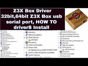 Z3X Box Driver 32bit,64bit Z3X Box usb serial port, HOW TO driverS Install