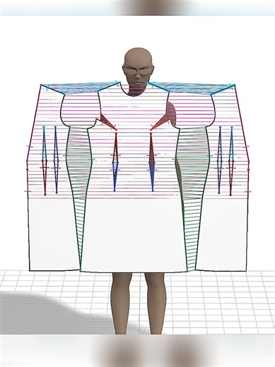 Me: I’ll just sew something simple. Also me: deeply analyzing waist placement like it’s a life decision It’s “basic.” But it’s my kind of basic. Balanced seams = inner peace.🪡📐 #creatorsearchinsights #designerproblems #fyp #patternmaking #fashiondesign