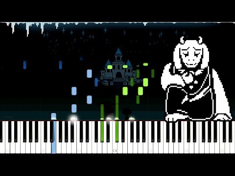 Undertale // An Ending | LyricWulf Piano Tutorial on Synthesia // OST 81