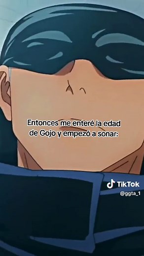 La edad de Satoru Gojo en Jujutsu Kaisen