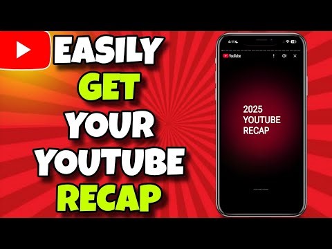 How to QUICKLY Get / See your YouTube Recap of 2025