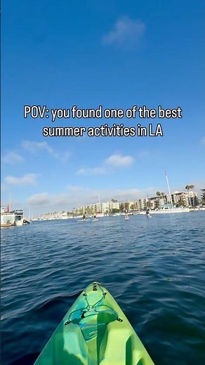 Save this LA summer adventure: Sunset Paddle Cruise in Marina del Rey 🌅