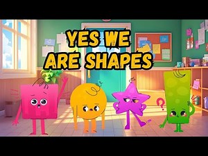 Shapes Name For Class 1 | Shapes Name And picture | Math shapes Name | kids learning video
