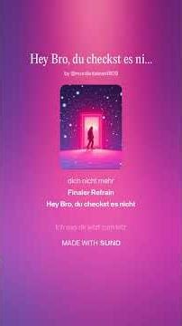 HEY BRO DU CHECKST ES NICHT