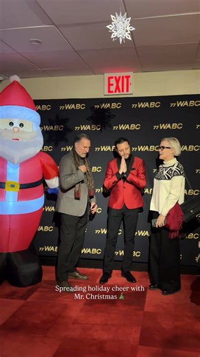 Holiday magic in the making 🎄 Photo moments with Mr. Christmas, a live show from Vinnie Medugno, comedy, and one big holiday celebration. | 77 WABC