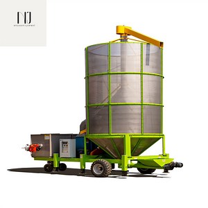 [Hot Item] Vertical Grain Corn Maize Drying Machine Mobile Cereals Rice Paddy Dryer Machine