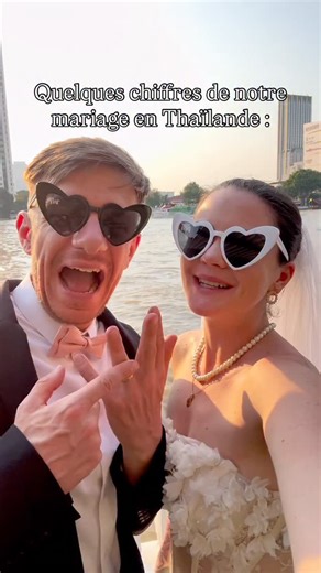 Emeline | Maman expat en Thaïlande 🇹🇭 on Instagram: "Quelques chiffres de notre mariage en Thaïlande 💍 💸 Traiteur buffet : 270€ 💸 Alliances : 1100€ 💸 Gâteau : 150€ 💸 Coiffure + makeup (2 jours) : 190€ 💸 Spa pieds + ongles mains/pieds + sourcils : 50€ 💸 Achats divers (accessoires, décos…) : 500€ 💸 Location arche + fleurs + accessoires : 360€ 💸 Billets avion Bangkok : 400€ Je n’ai pas tout noté, c’est un aperçu 🤭 Des « Bride to be » ici ? Où est-ce que tu vas te marier ? Quel est ton b