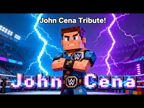 Day -2 "You Can't See Me, But You Can See My Minecraft Tribute to John Cena" #johncena #wwe