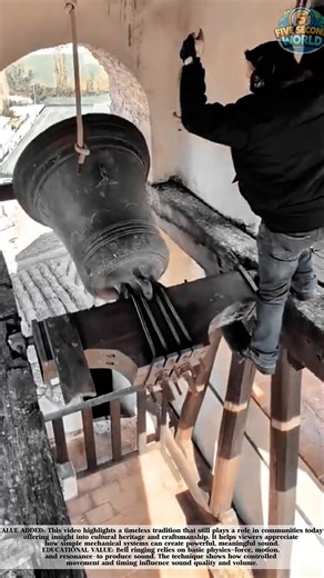 Tower Bell Ringing Activity Using Human Power! #shorts