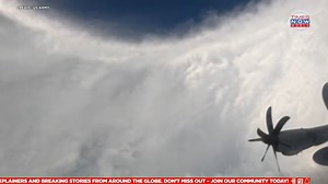 11K views · 64 reactions | INSANE STORM FOOTAGE: A U.S. Air Force Reserve crew from the 53rd Weather Reconnaissance Squadron, known as the “Hurricane Hunters,” flew directly through Hurricane Melissa on October 27, 2025, capturing dramatic footage from inside the storm. #HurricaneMelissa #melissa #Viral | TIMES NOW | Facebook