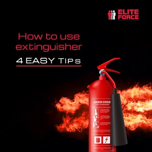 2.5K views · 30 reactions | Fire safety is everyone's responsibility! So we all should know how to use Fire Extinguisher in 4 Simple Steps: * Pull the pin * Aim the nozzle * Squeeze the lever * Sweep side to side Let’s stay prepared, protect lives, and secure the future! | Elite Force | Facebook