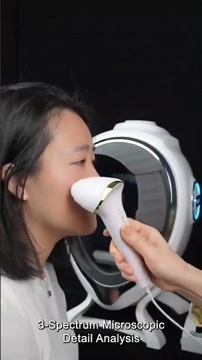Professional AI Smart 3D Scan Facial Skin Analyzer – UV Layer Moisture Spectrum Machine