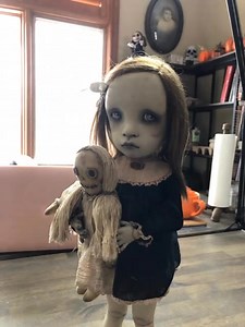 156K views · 2.5K reactions | In my imagination, my dolls are always alive, chatting and moving about. Seeing them come to life on screen using AI technology is simply mind blowing! #darkalleydolls #artdoll #dollartist #dollmaker #gothicdolls #gothicartdolls | Dark Alley Dolls | Facebook
