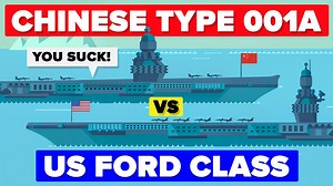Aircraft carrier comparison: Chinese Type 001A vs. the US Ford class carrier - Army / Navy comparison