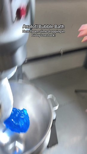 Axolotl Bubble Bath Slime Restock | Cornwithslime