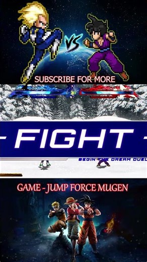 VEGETA SSJ V7 VS TEEN GOHAN ALL FORMS V3 #mugenmirak #dragonball #goku