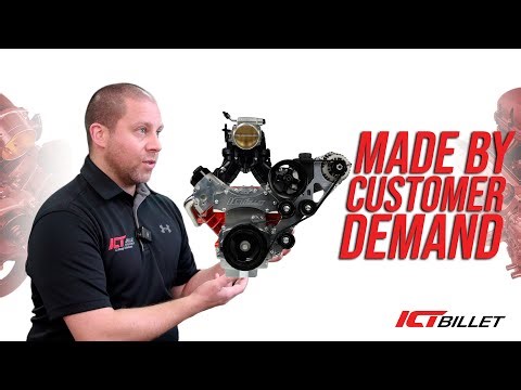 LS Alternator & Power Steering Pump Bracket Designed For Use With An Electric Water Pump