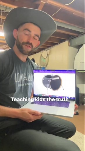 First drum lesson #thecowboydrummer #joelana #drums #drummers #drumsdaily #drumsdrumsdrums #drummersofinstagram #drumsforlife #drumlesson #foryou #foryoupage #fyp #reels #fypシ | The Cowboy Drummer