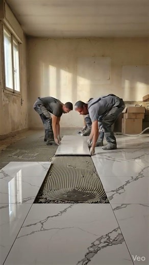 Transformación ÉPICA de Piso en Sala 💎Antes vs Después (Lujo Total) #timelapse #construction