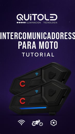 ⚠️Cómo instalar Intercomunicador v6 en motos con comunicación a 600 MT #motos #intercom #electronica #tutorial #auriculares 📲Contactos 0969054339 0958987116 | Quitoled - Quito led