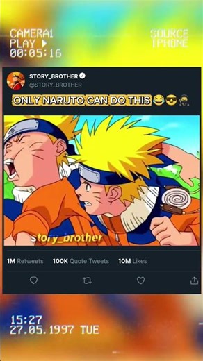 Only Naruto Can Do This 😂🔥
