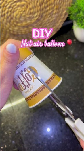 DIY hot air balloon at home #diy 🎈