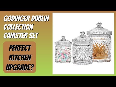 REVIEW (2026): Godinger Dublin Collection Canister Set. Features