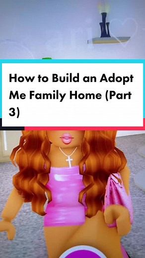 Family Home Design in Adopt Me | Building Tutorial (Part 3)