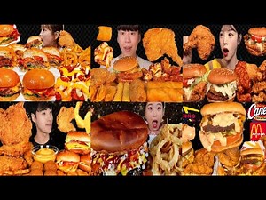 30-Minute Fast Food Mukbang Compilation The Ultimate Eating Show Experience