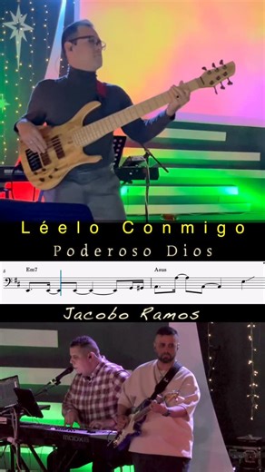 Gilberto Rodriguez Music on Instagram: "Lectura Musical del Día! Poderoso Dios de Jacobo Ramos! Aquí les comparto a mi comunidad la transcripción de la línea del bajo que hice de este tema ! Junto a los compañeros profesores de la Academia Cristiana Professional school of Music ! Quiero que sepan que la edición de mis videos la realizo yo en Final Cut Pro! Esto no es un app o servicio de video que pago ! Agradezco a @guillermobonilla007 de GB Basses por el Bajo GB que utilicé en esta presentació