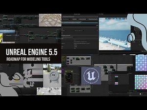 Modeling Tools in Unreal Engine 5.5 | 3D Asset Creation & Workflow Enhancements