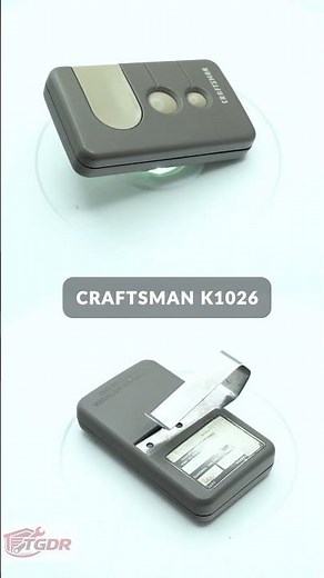 #CraftsmanK1026 #GarageDoorRemote #CraftsmanRemote