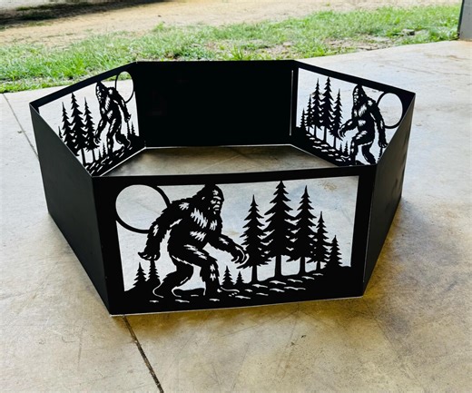 Bigfoot Fire Pit DXF File, Bigfoot DXF Cut File, Fire Pit Plasma Cut File - Etsy