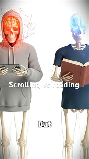 Reading vs scrolling, pick one #motivation #discipline
