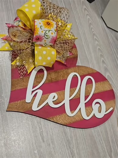 Creative Heart Door Hanger Craft Tutorial