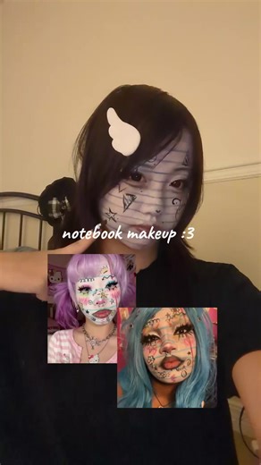Notebook-Inspired Halloween Makeup Tutorial