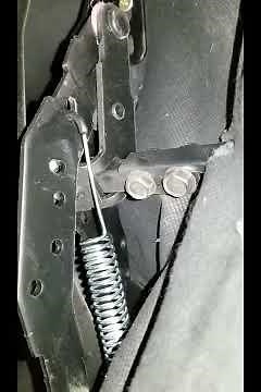 How to replace a recliner footrest 7" spring