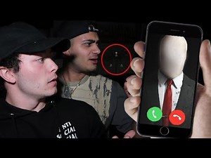 CALLED SLENDERMAN ON FACETIME AGAIN!! (HE STOLE MY CAMERA)