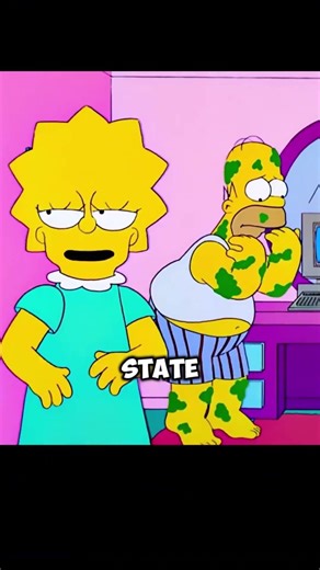 Bart and Homer were covered in green slime. #anime #animerecap #TheSimpsons