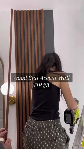 DIY Modern Wood Slat Accent Wall Tips and Tricks