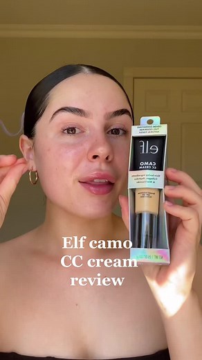 Elf Camo CC cream honest review | wear test included. Shade 240w | e l f camo cc cream