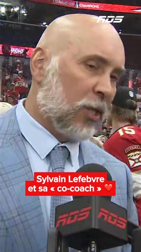287K views · 1.7K reactions | Une histoire de famille! Sylvain Lefebvre partage la victoire de la coupe Stanley avec sa « co-coach » et son petit-fils! ❤️ | RDS | Facebook