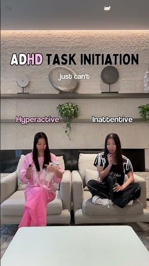 Task initiation | Hyperactive vs. inattentive ADHD