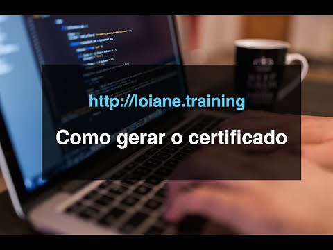 Curso de Java: Como gerar o certificado