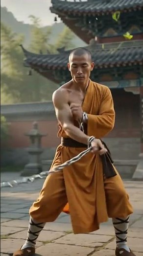 Chain Training Shaolin Temple Monk