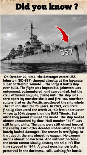 They Found a WWII Ship Aimed and Ready for Battle #GhostShip #DeepSea