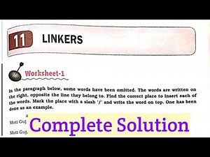 ||Linkers Full solution||DAV Class 7 Eng practice Ch-11 Linkers Full Solution||Collection Of Study||