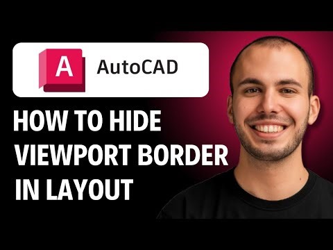 AutoCAD: How to HIDE Viewport Border in Layout [2026 GUIDE]